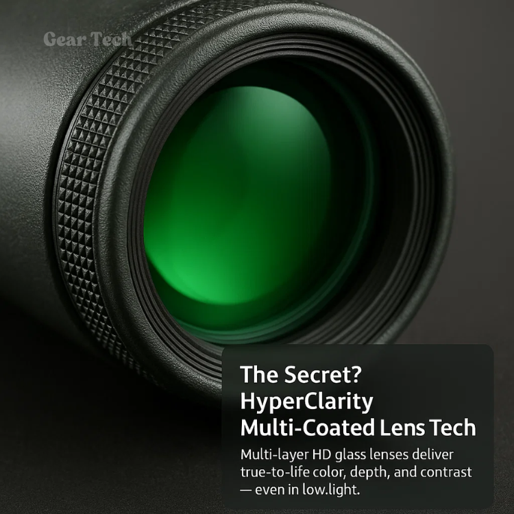 Compacte 600x ultrazoom-monoculair | HD-lens, lichtgewicht en ideaal voor wandelen, vogels spotten en sportevenementen