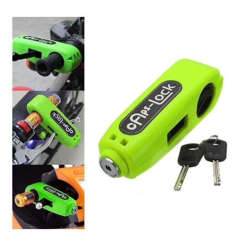 1+1 GRATIS | CapsLock Motorhandgreepslot | Effectief Stuurslot | Diefstalbeveiliging voor Scooters & Motoren
