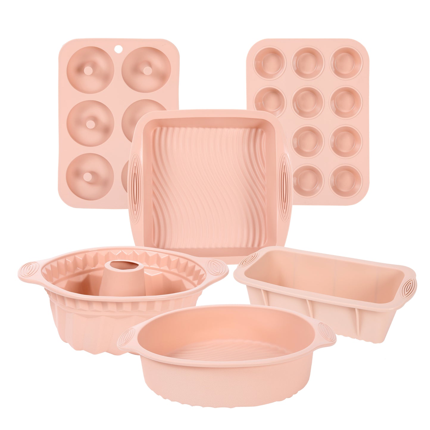 Complete Silicone Bakvorm Set – Flexibel, Duurzaam en Gemakkelijk in Gebruik