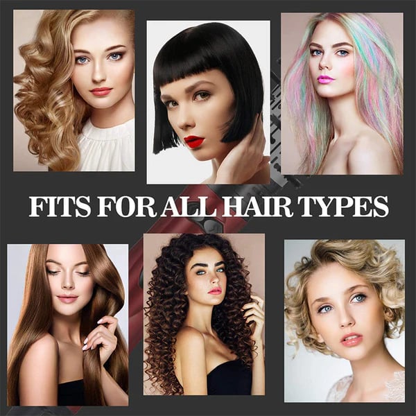 3-in-1 Rotating Hot Air-Hairstyler en Föhn
