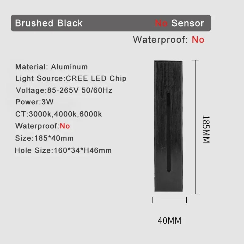 Shadee Bewegingssensor Trap Wandlamp