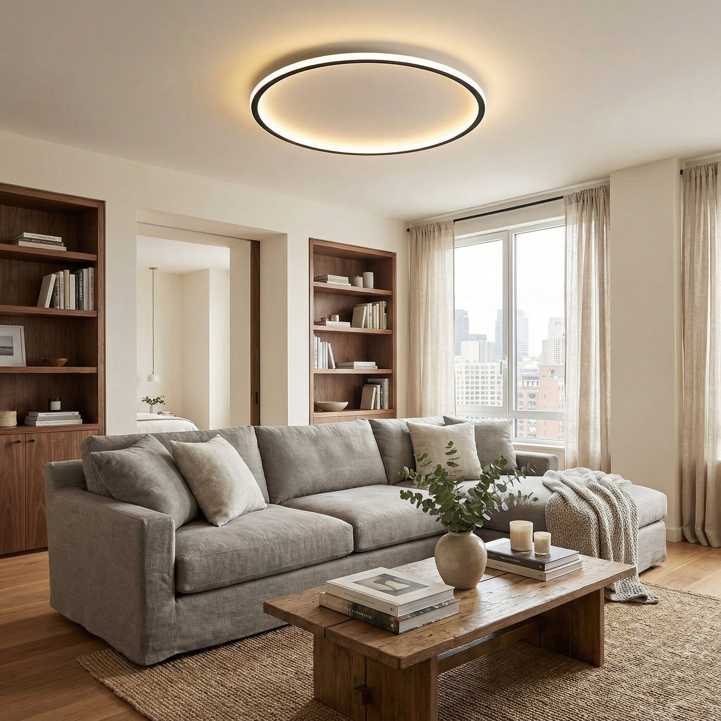 Mysaglobe Scandinavische Ronde Plafondlamp