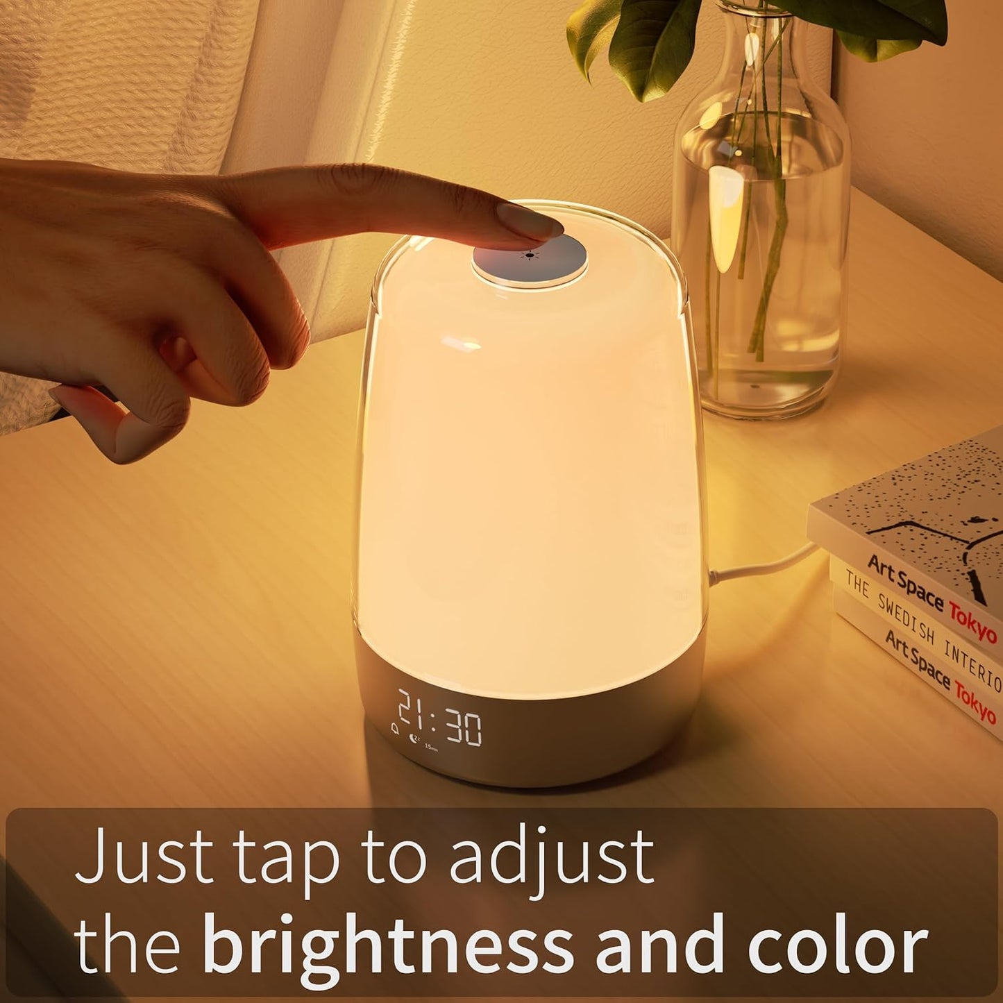 Aurora Wake-Up Light | Zonsopgang & Zonsondergang | USB-C Oplaadbaar