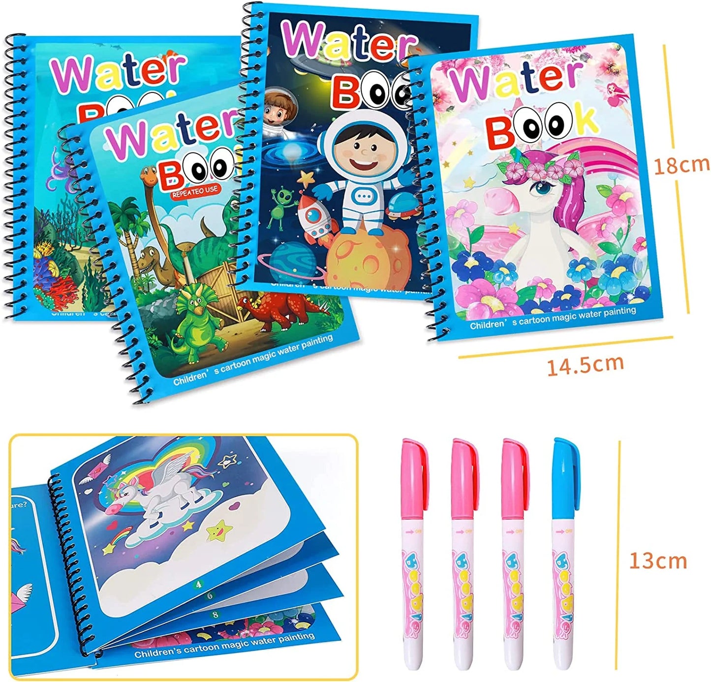 Magic Water Book | Stimuleer de verbeelding met alleen water