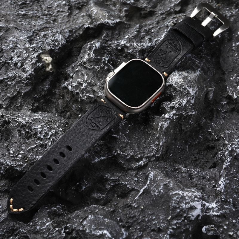 Handgemaakt Vintage Leder Apple Watch Band