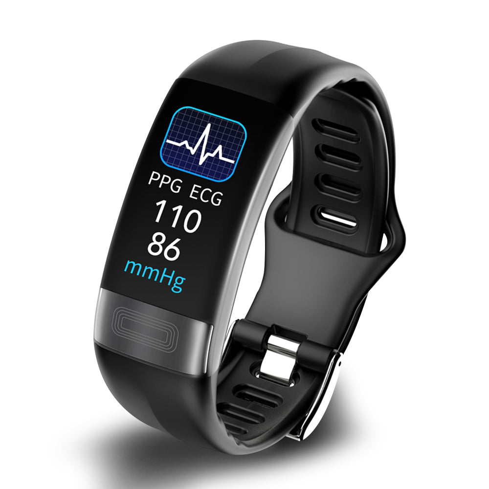 P11 Plus Gezondheids-Tracker | Professionele EKG & Bloeddrukmonitoring | HRV-analyse met Lorenz-Scatterplot | SpO2 & Slaap-Screening | IP67 Waterdicht | Cyclustracking
