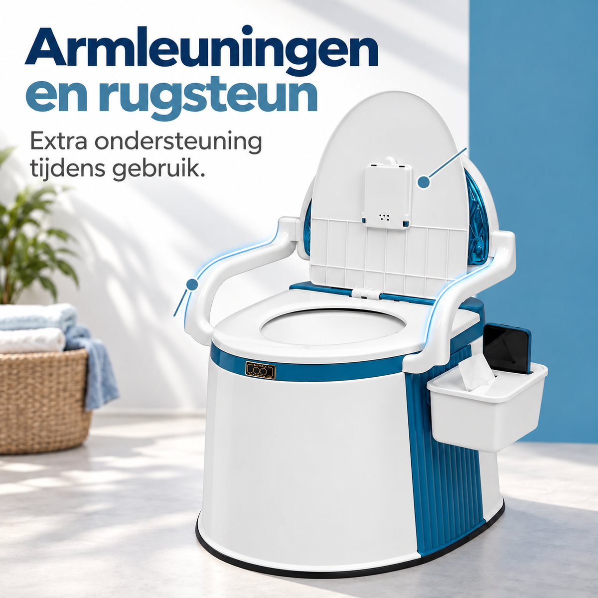 Draagbaar Festivaltoilet voor Festivals, Roadtrips & Lange Reizen
