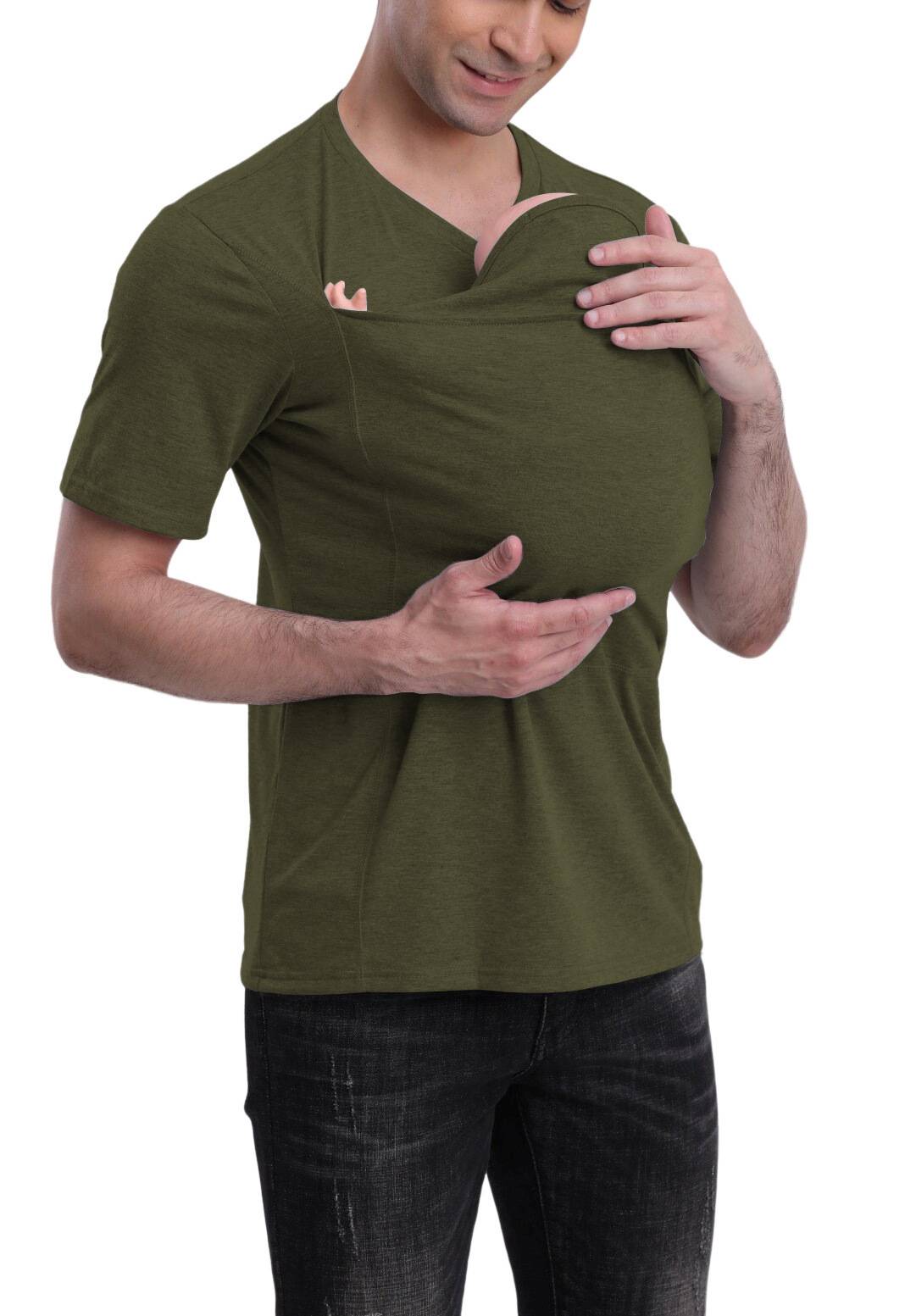 HugHaven | Het innovatieve ontwerp combineert het gemak van een t-shirt met de functionaliteit van een draagzak