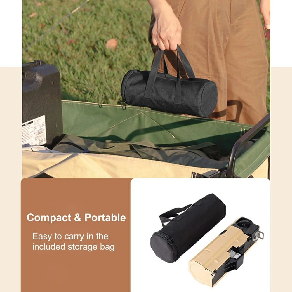 FlameFold™ | Compacte opvouwbare Spyder Camping-Gaskocher