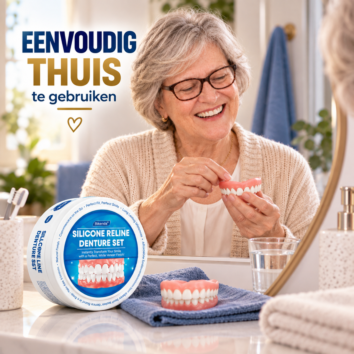 Bikenda | Siliconen Reline-Set – Praktisch Cadeau voor Opa & Oma