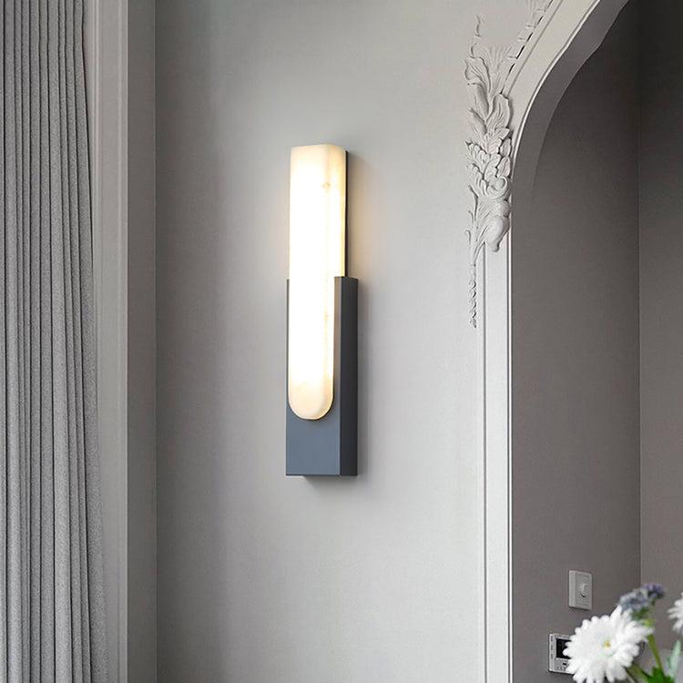 Agatha Moderne Kunstmatige Alabaster Minimalistische Wandlamp