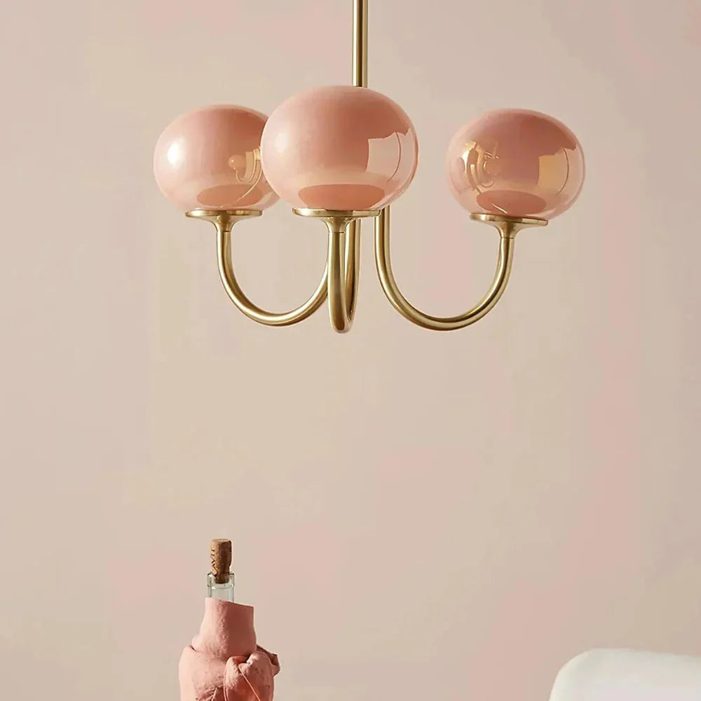 Marshmallow Moderne Glazen Bollen Kroonluchter