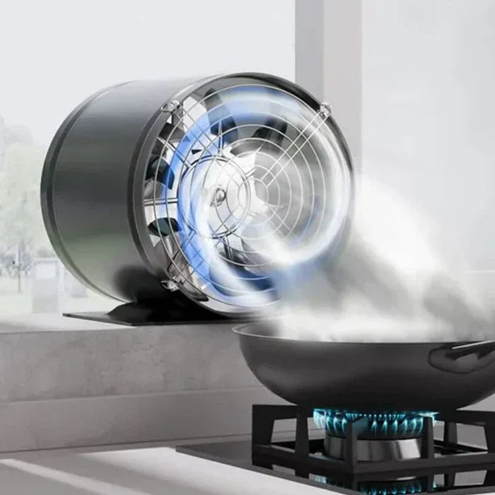 WhisperFlow – Afzuigventilator Stil & Krachtig – Voor Keuken of Kantoor