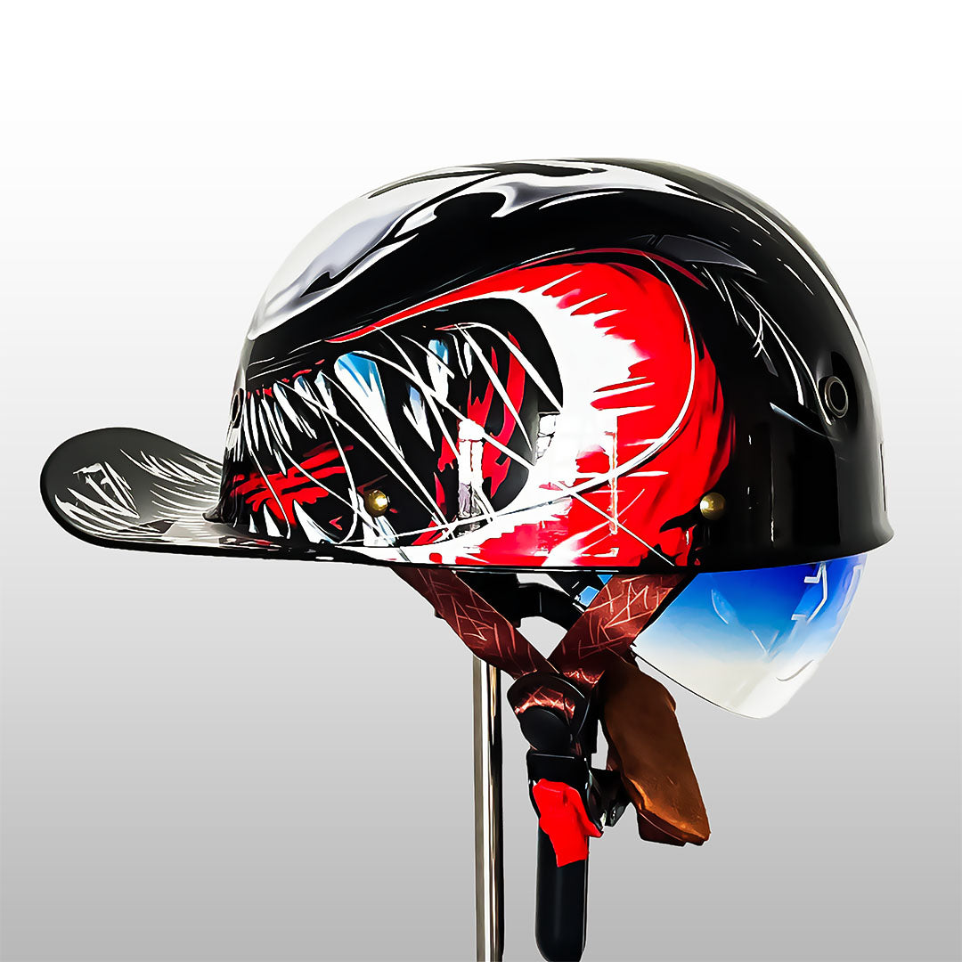 Moto Baseball Cap Stijl Helm DOT En ECE Certificering