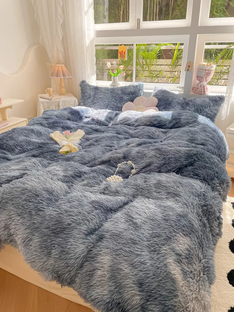 Snoepkleurige Zachte Dekbedovertrek - FluffCandy