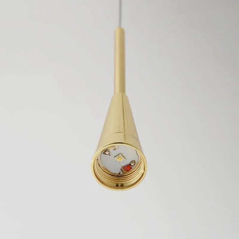 Druppelvormige Gouden Hanglamp