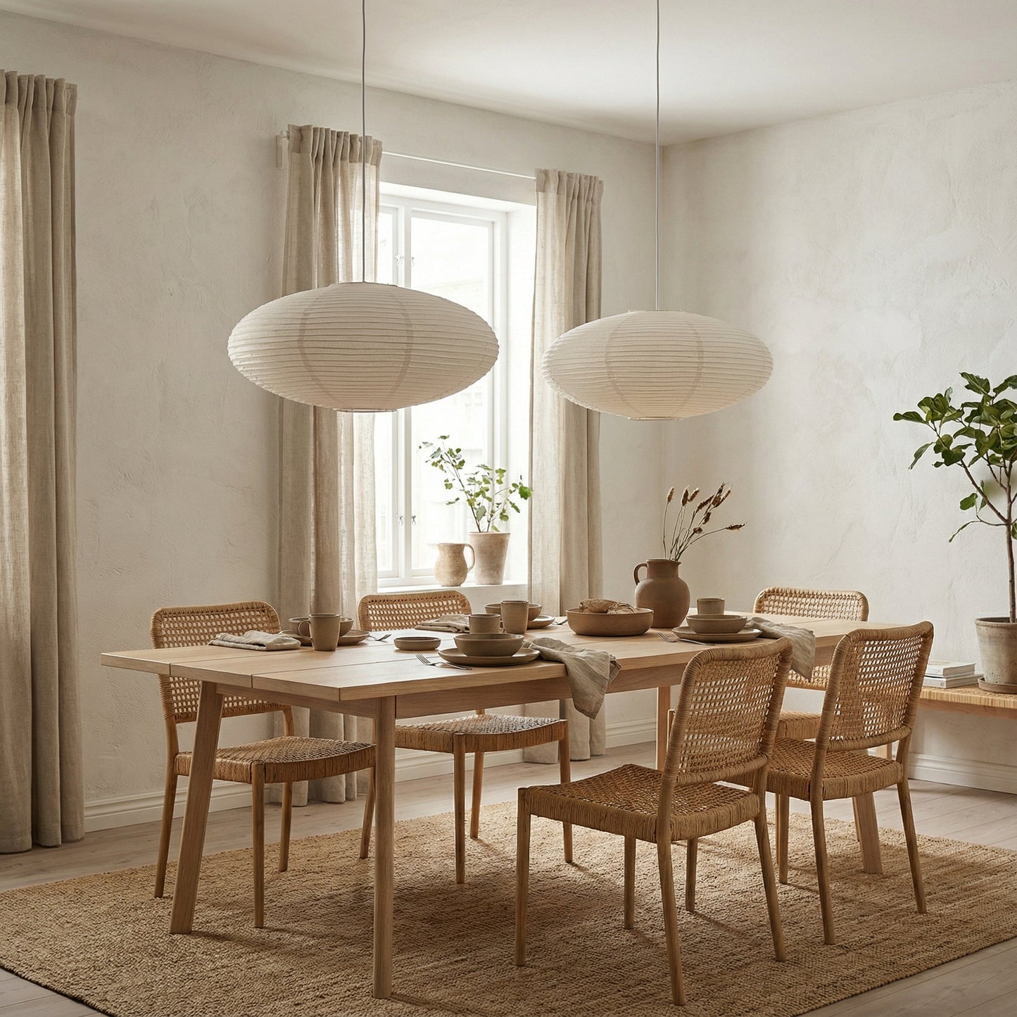 Wabi's Papieren Hanglamp