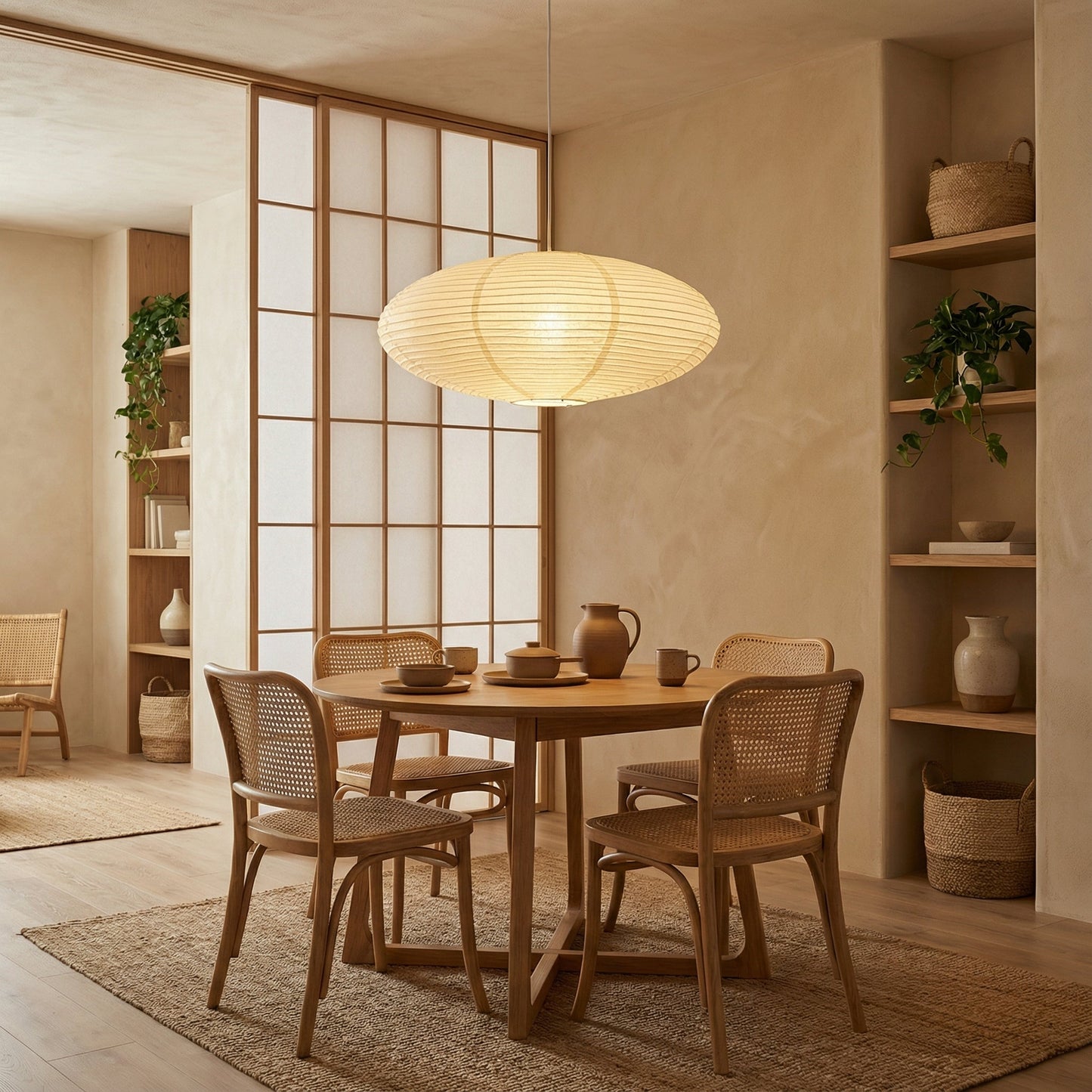 Wabi's Papieren Hanglamp