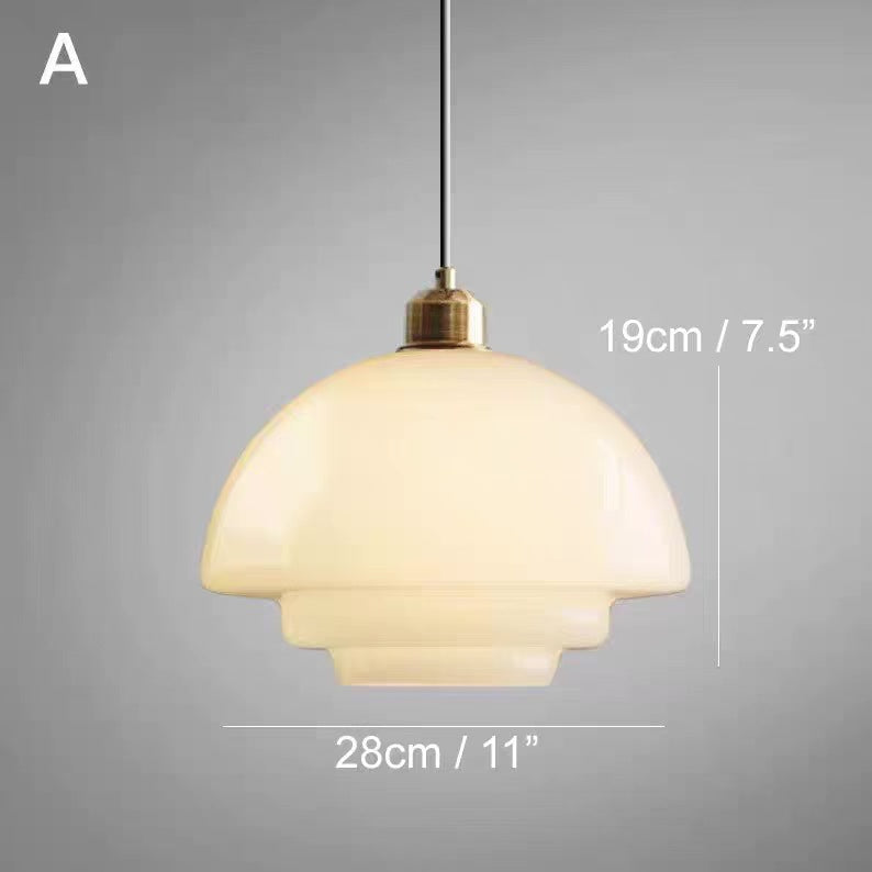 Hanglamp van Mat Wit Glas