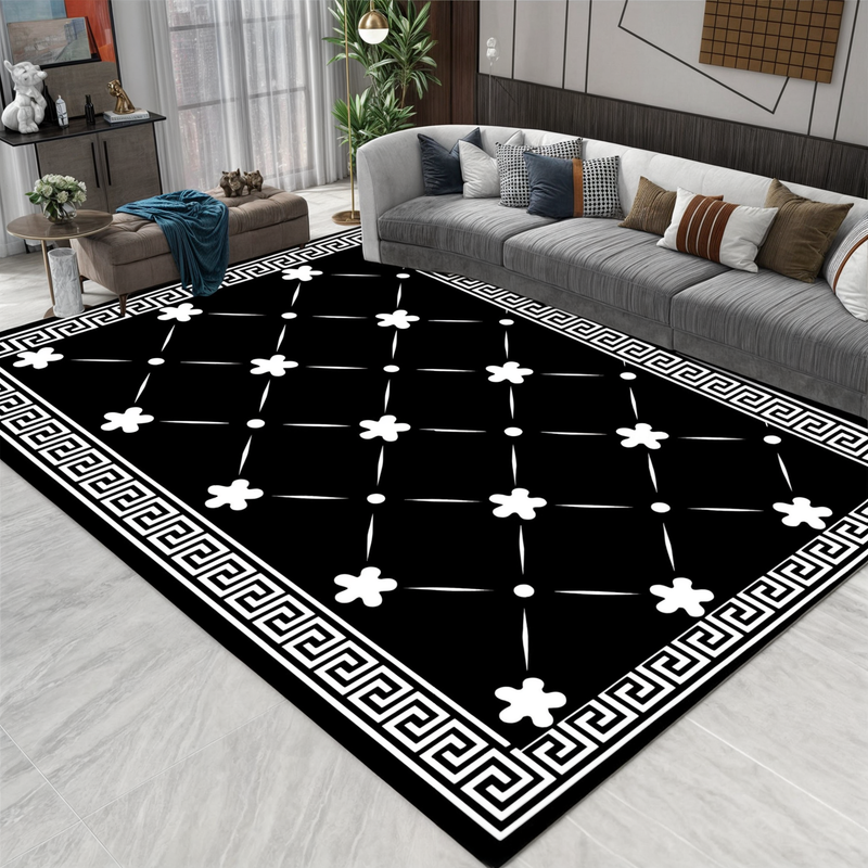 3D Optische Illusie Deurmat met Geometrisch Dambordontwerp voor de Hal