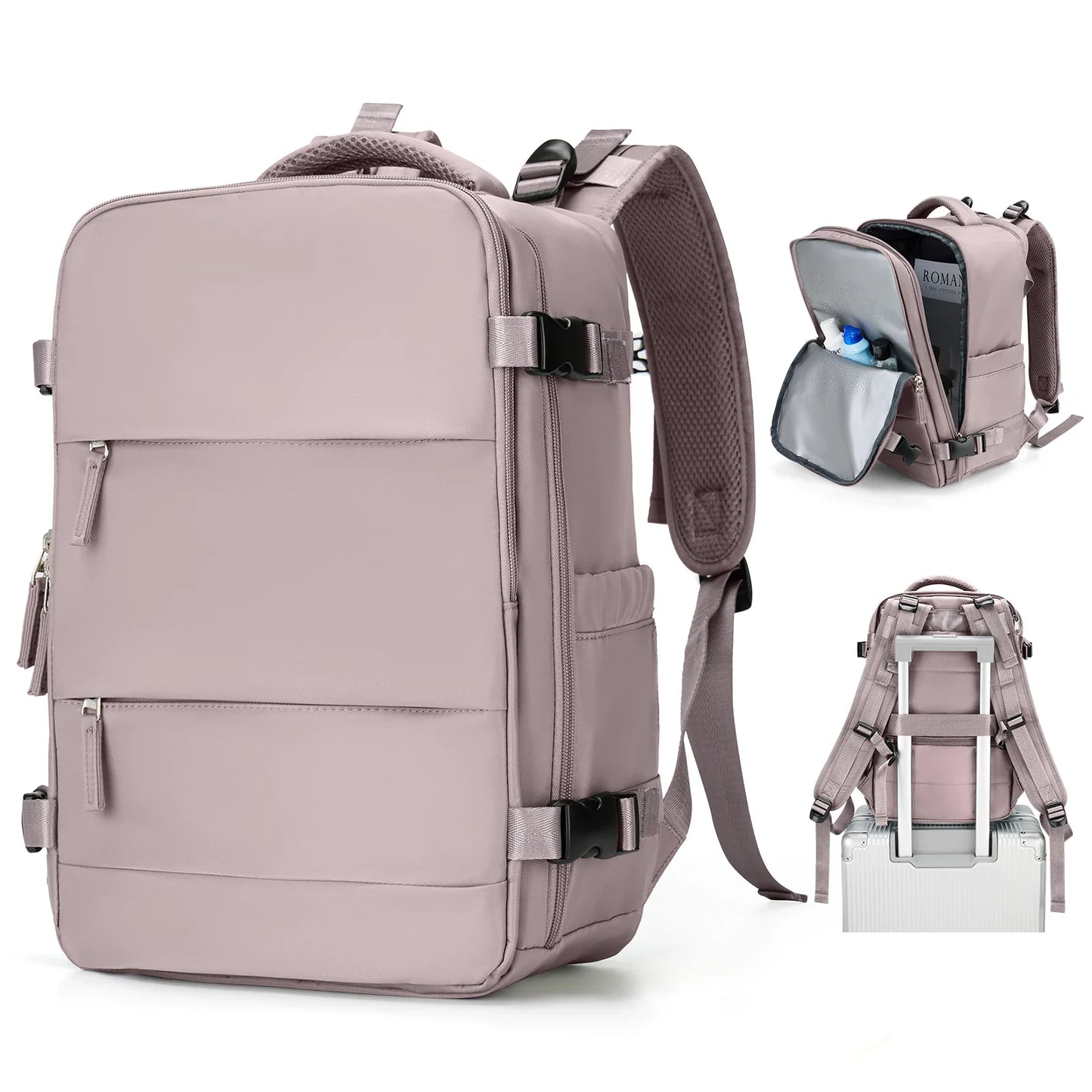 Reiserugzak Travomate | Waterdicht & Veelzijdig | 15,6" Laptopvak | Grote capaciteit met nat-droog scheiding