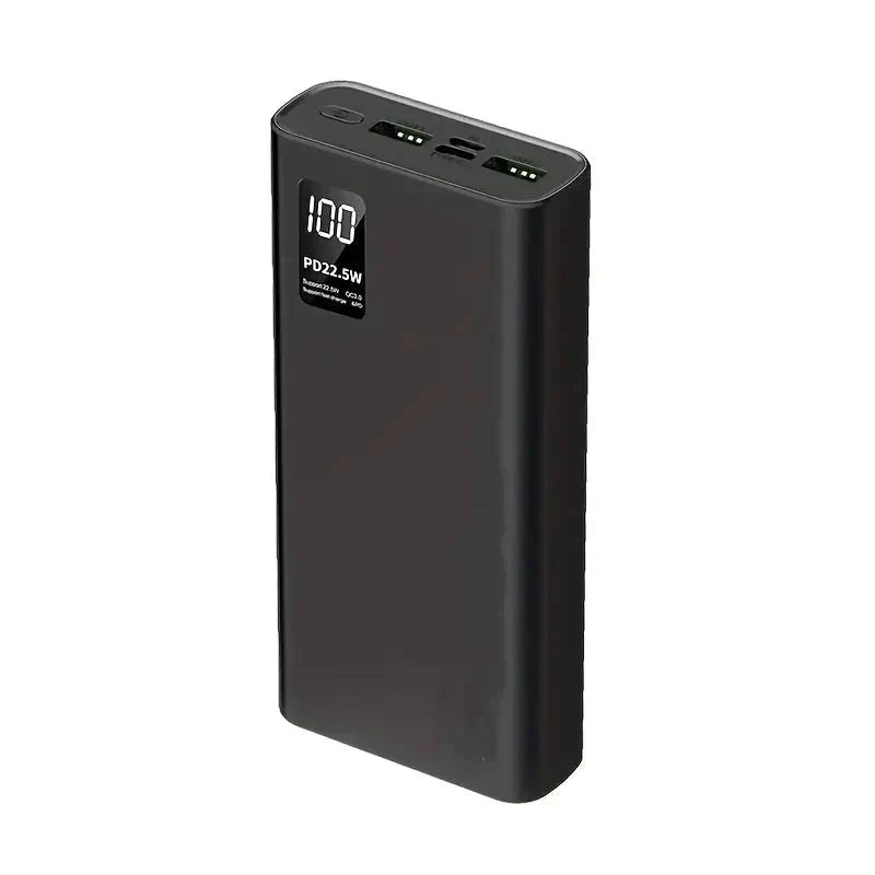 Krachtige powerbank met Snelladen en Digitaal Batterijniveau
