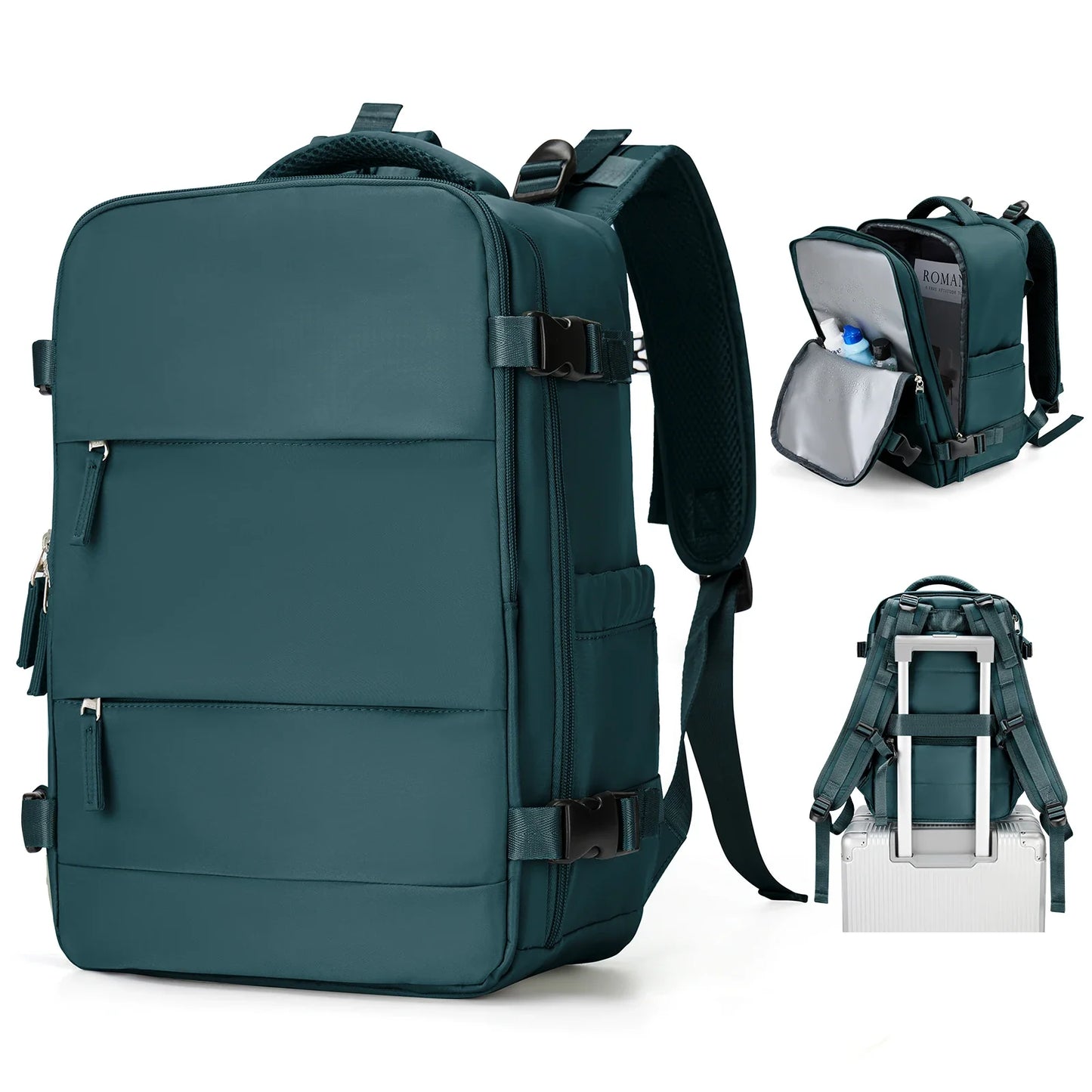 Reiserugzak Travomate | Waterdicht & Veelzijdig | 15,6" Laptopvak | Grote capaciteit met nat-droog scheiding
