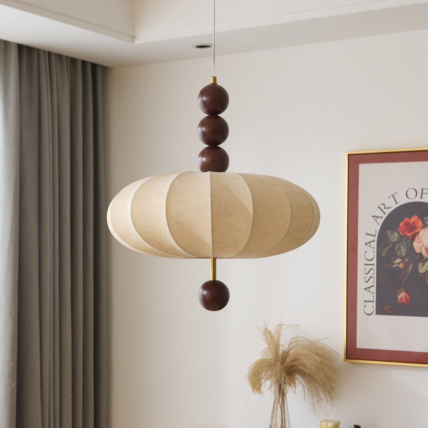 Orla Vintage in Stof Hanglamp