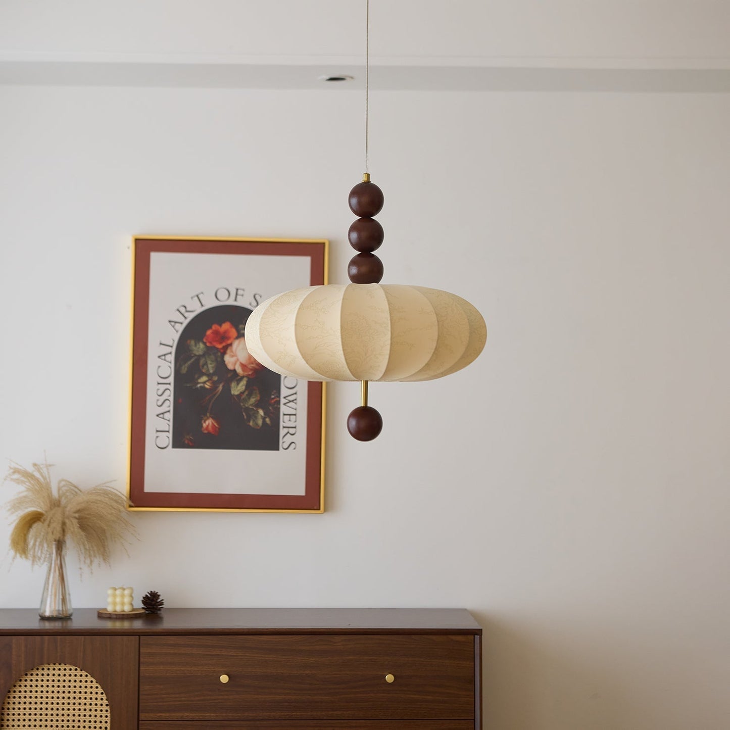 Orla Vintage in Stof Hanglamp