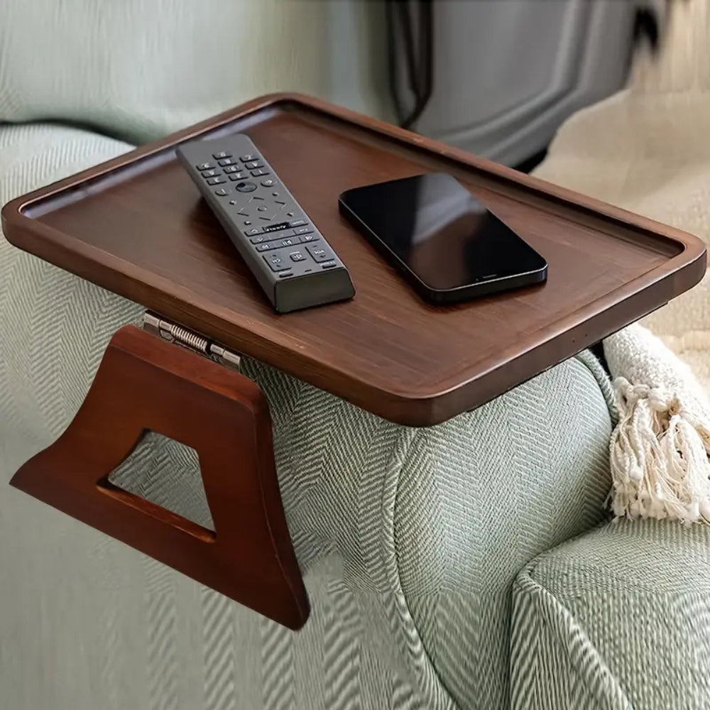 Verstelbare Bamboe Clip-On Arm Tray Tafel