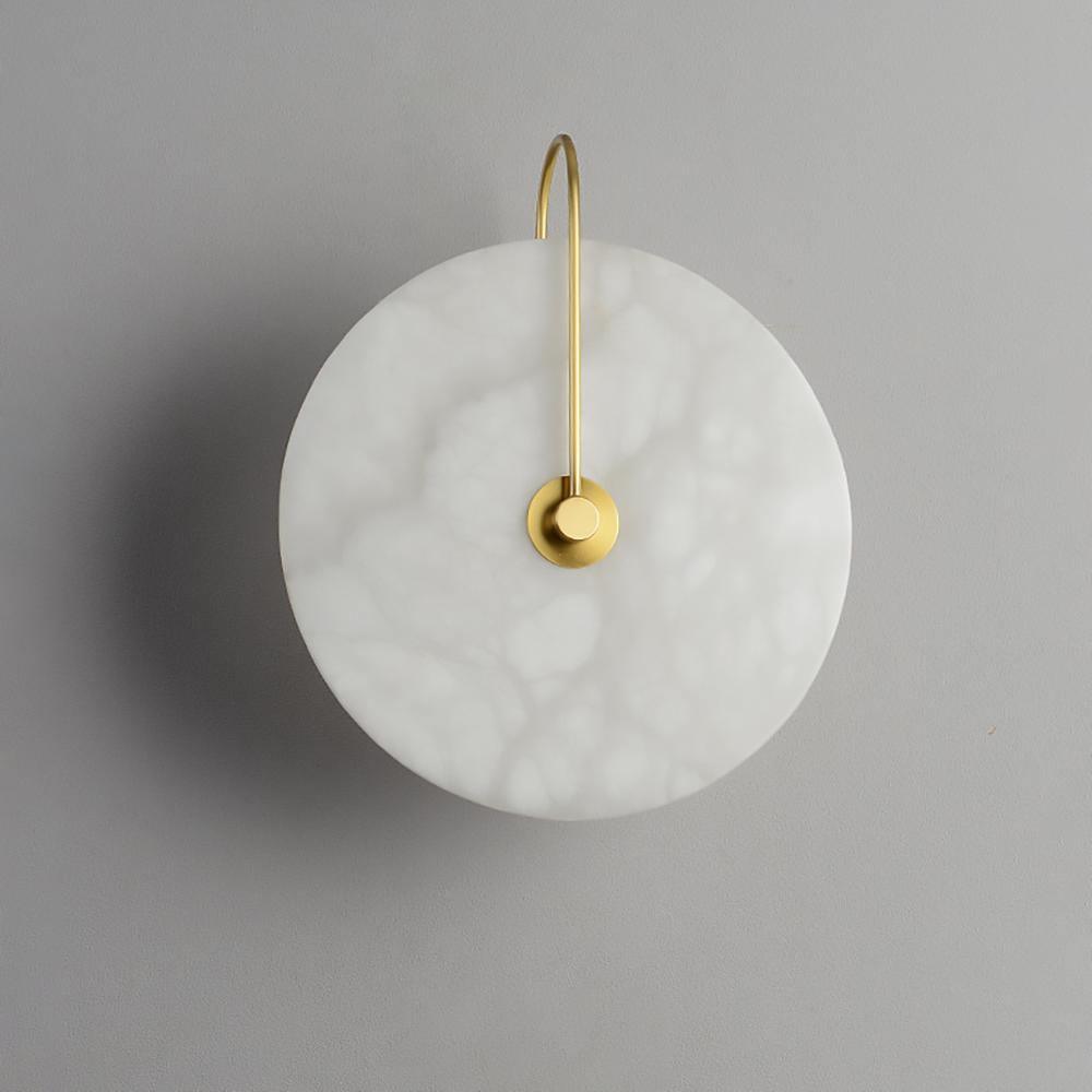 Kristy Alabaster LED Wandlamp Rond Iconisch Circulair