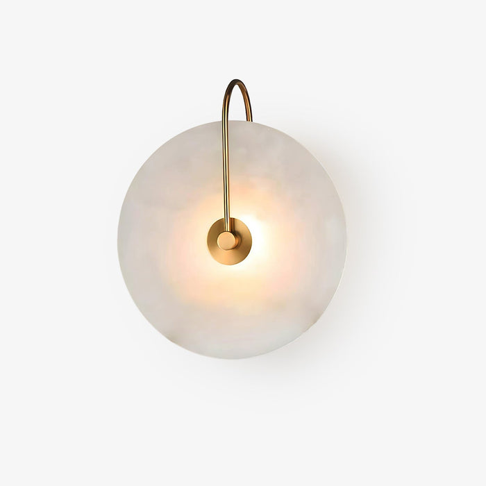 LED Wandlamp van Alabaster – Elegant en Rust in het Licht
