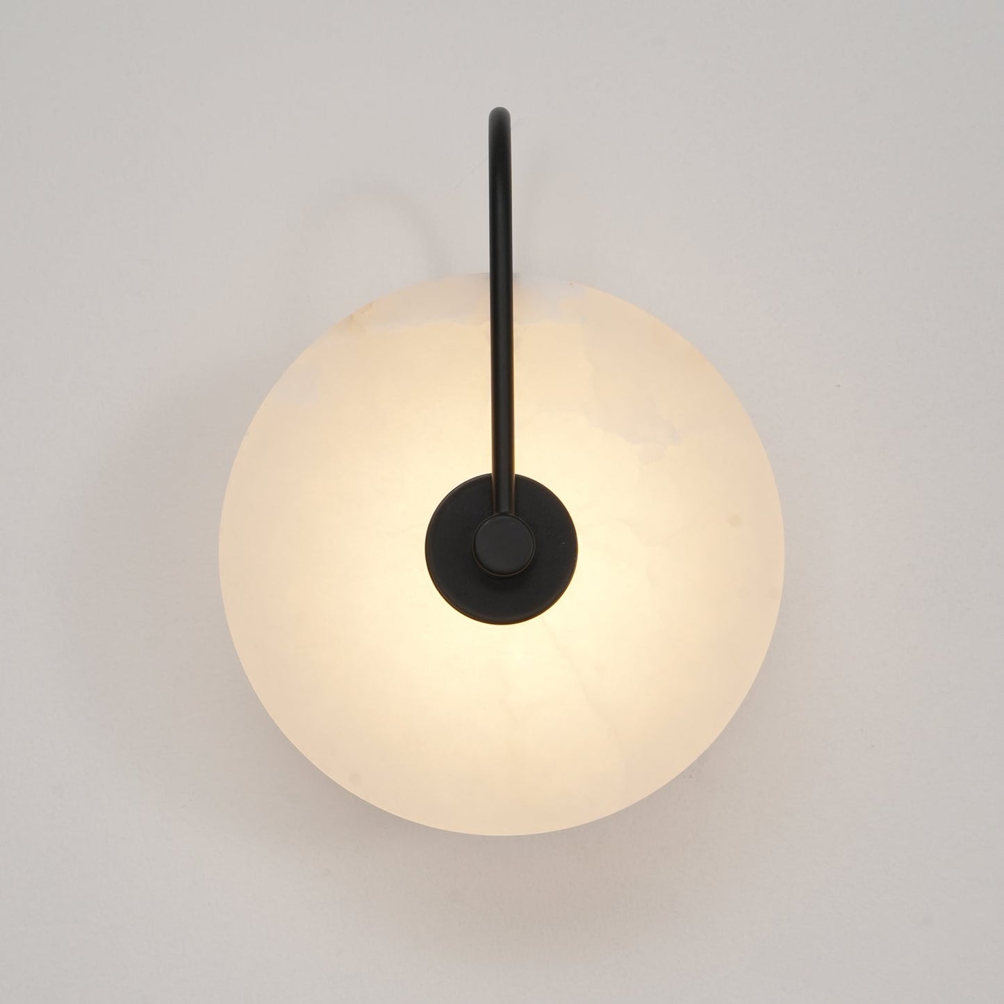 Elaris Wandlamp Globe in Alabaster