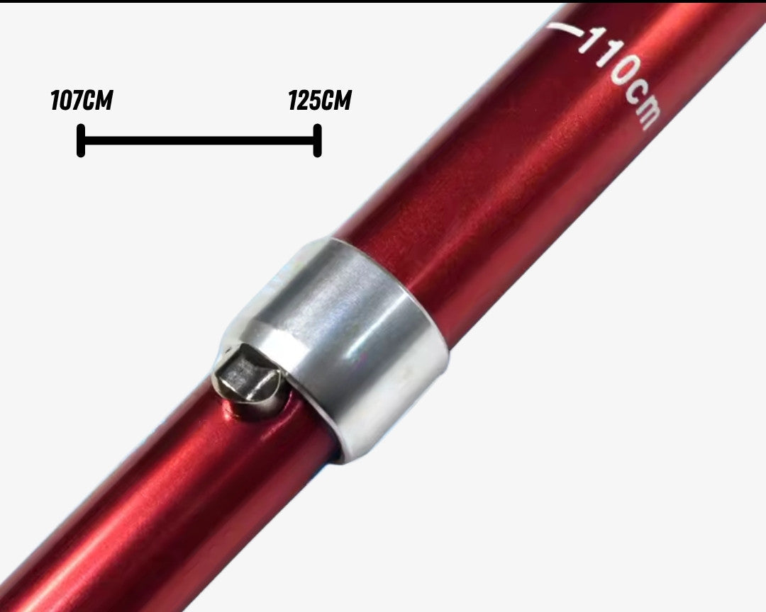 AlpineFlex | Lichtgewicht en Verstelbare Opvouwbare Nordic Walking Stokken