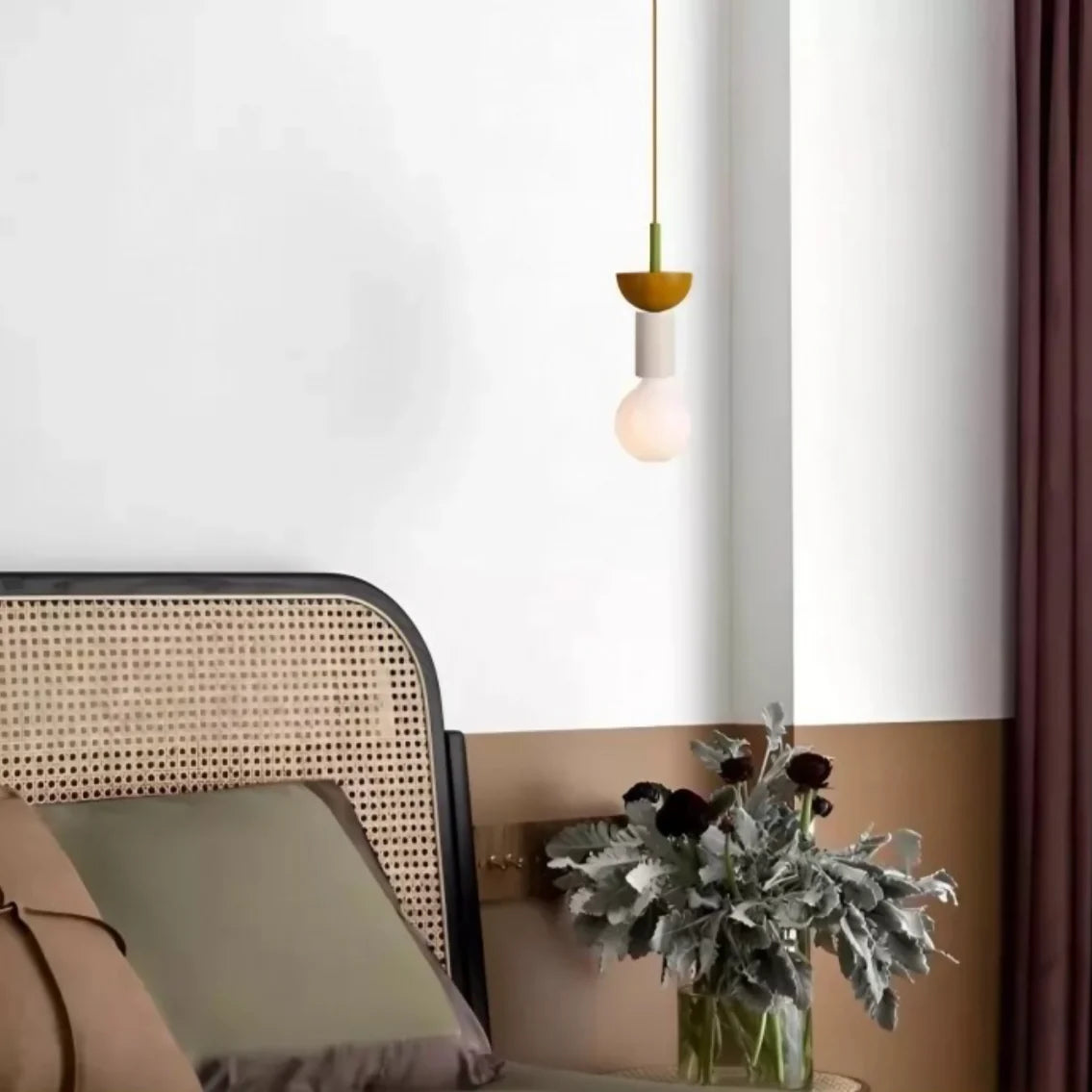 Alvar Multicolor Geometrische Houten Hanglamp