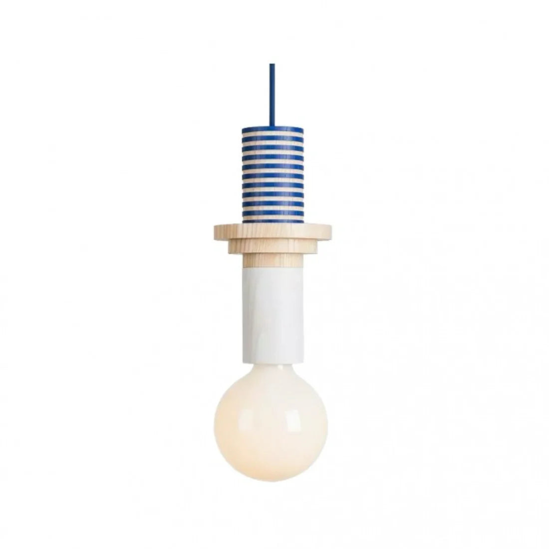 Alvar Multicolor Geometrische Houten Hanglamp