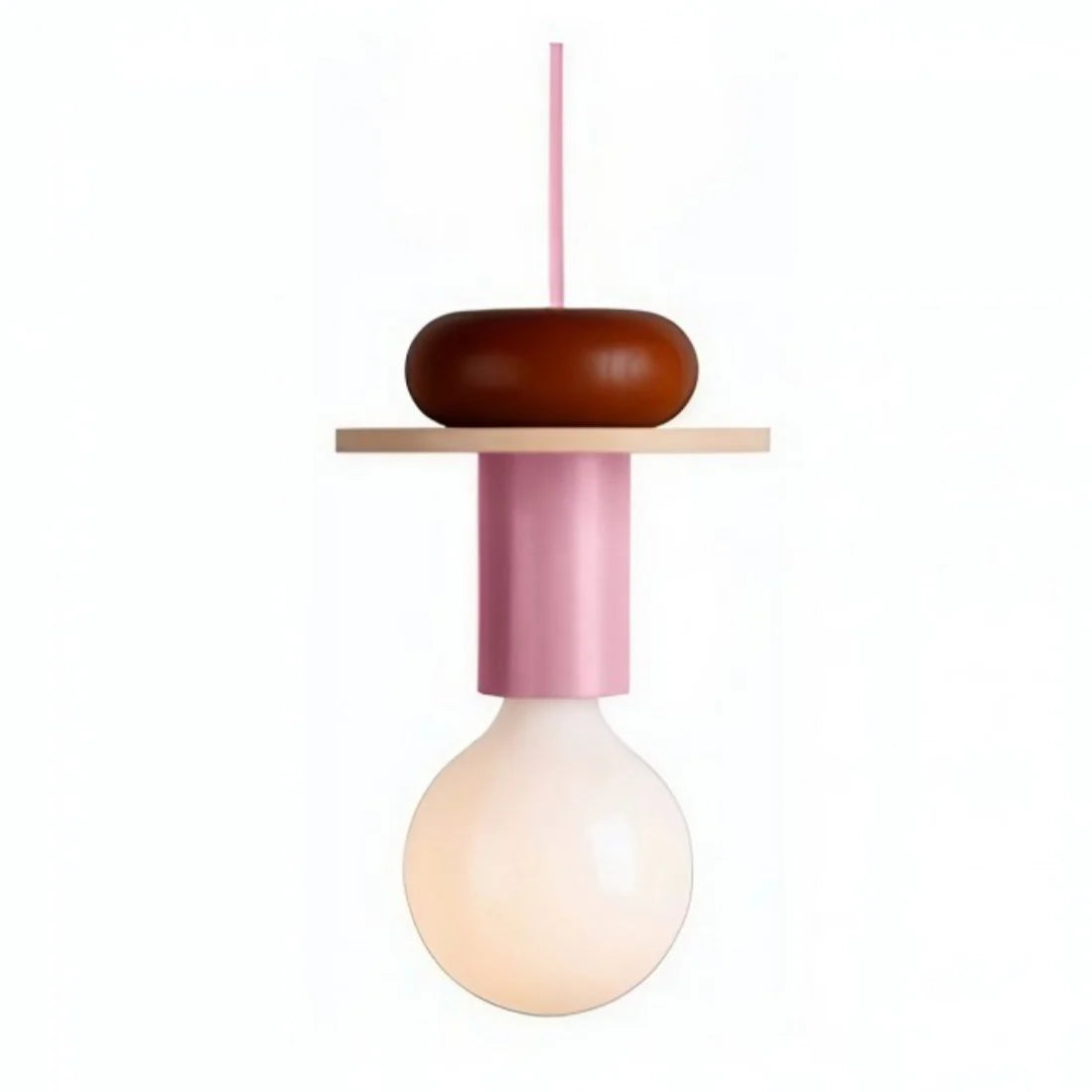 Alvar Multicolor Geometrische Houten Hanglamp