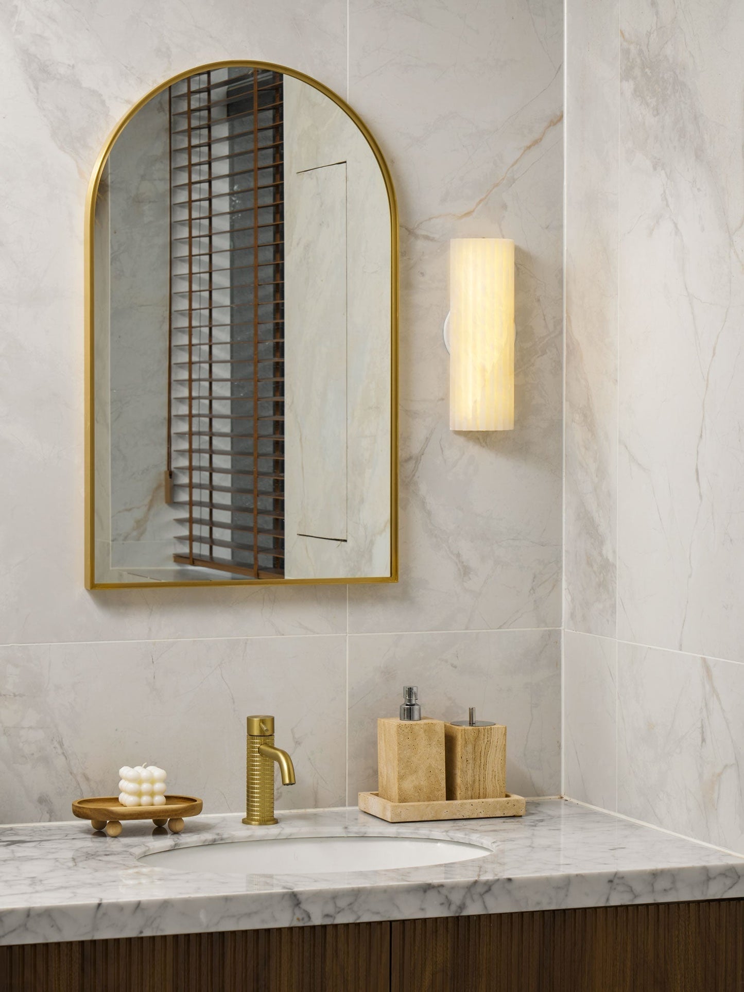 Orcarion Wandlamp van Albast