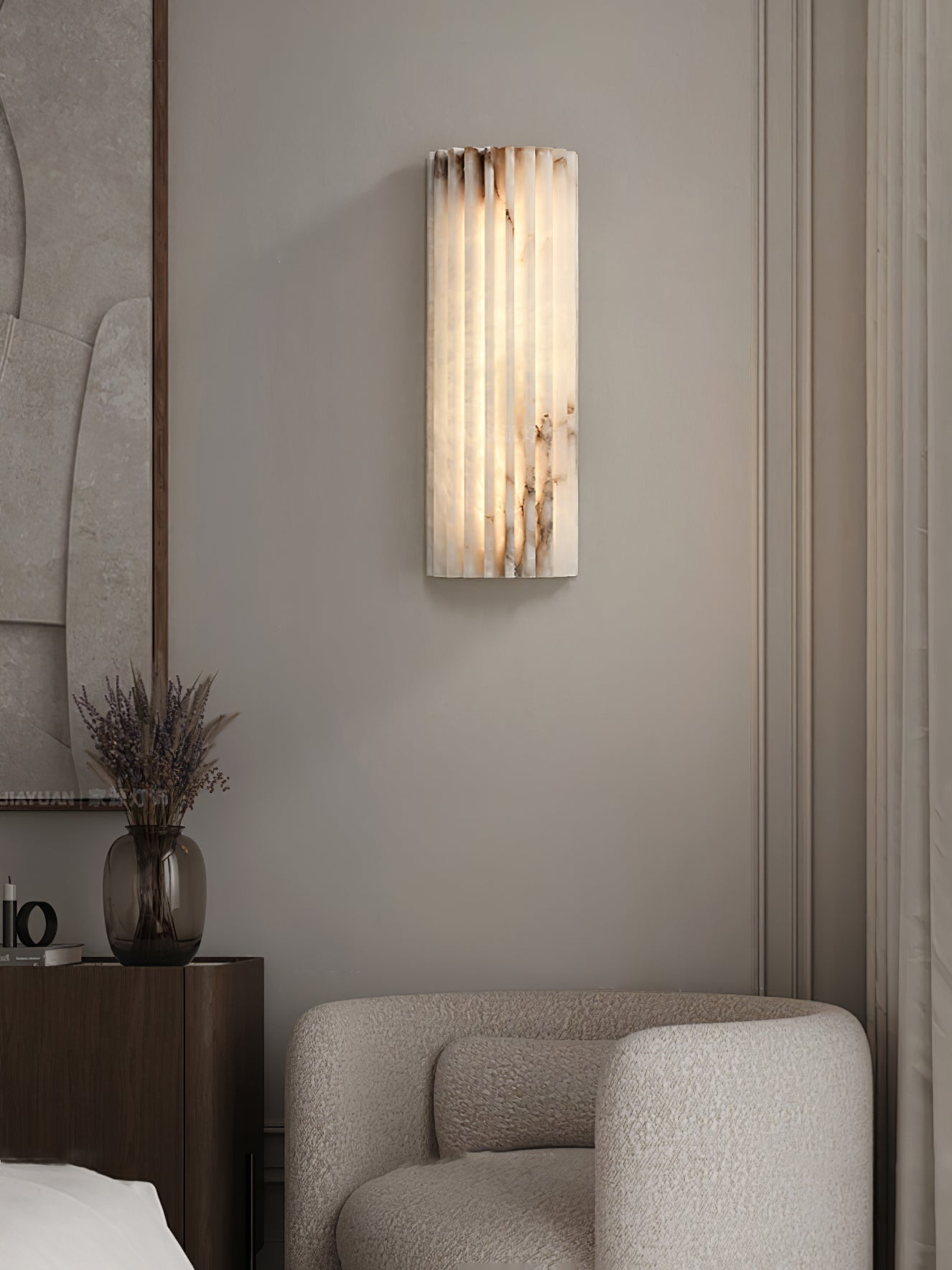 Orcarion Wandlamp van Albast