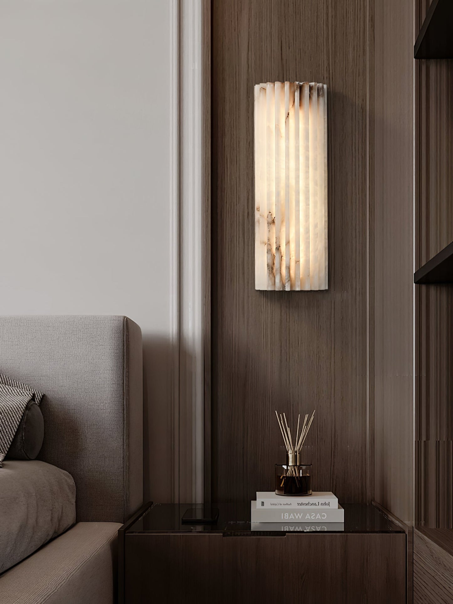Orcarion Wandlamp van Albast