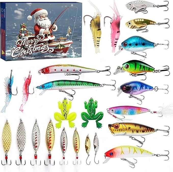 FISHMAS – 24-dagen kerst 2025-telling visserij-tackle-kalender