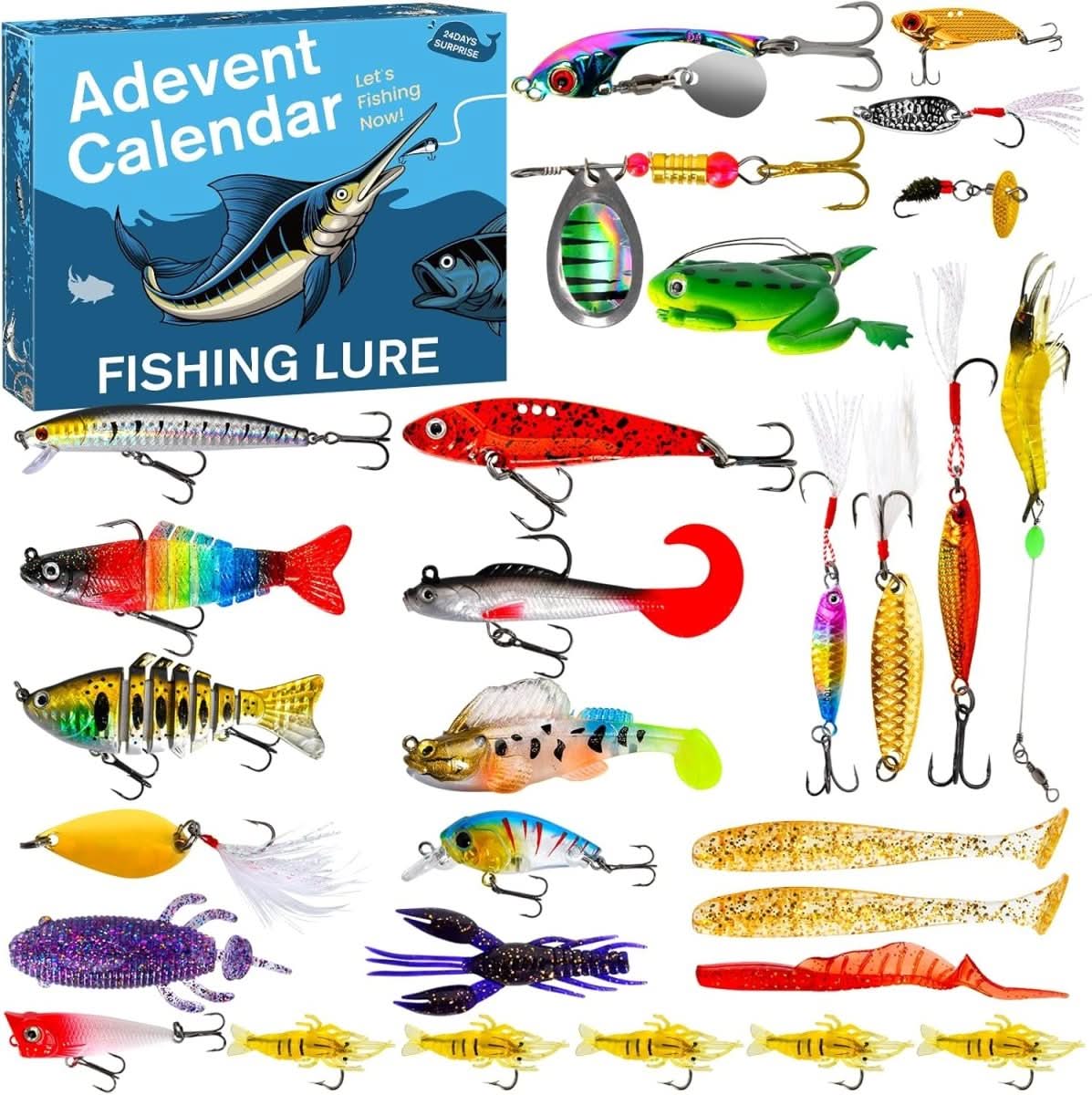 FISHMAS – 24-dagen kerst 2025-telling visserij-tackle-kalender