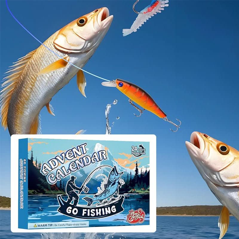 FISHMAS – 24-dagen kerst 2025-telling visserij-tackle-kalender