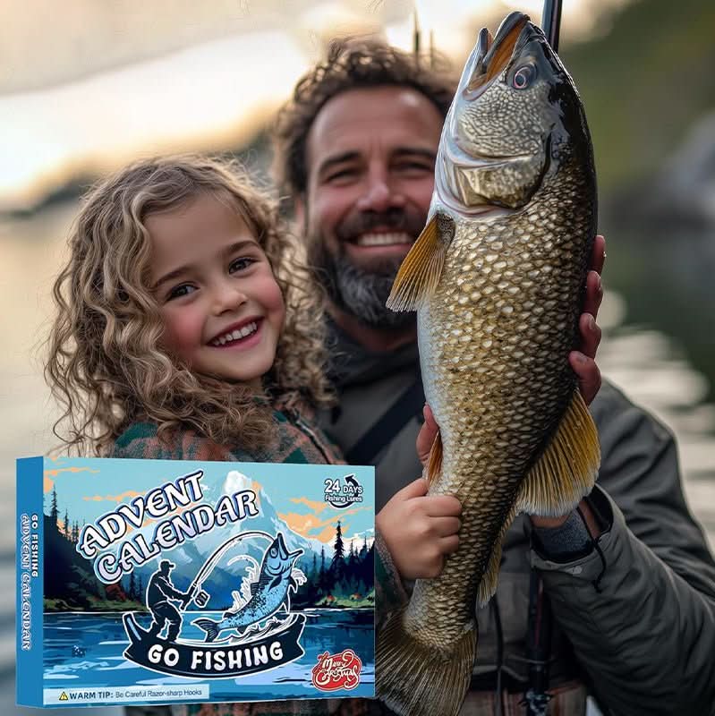FISHMAS – 24-dagen kerst 2025-telling visserij-tackle-kalender
