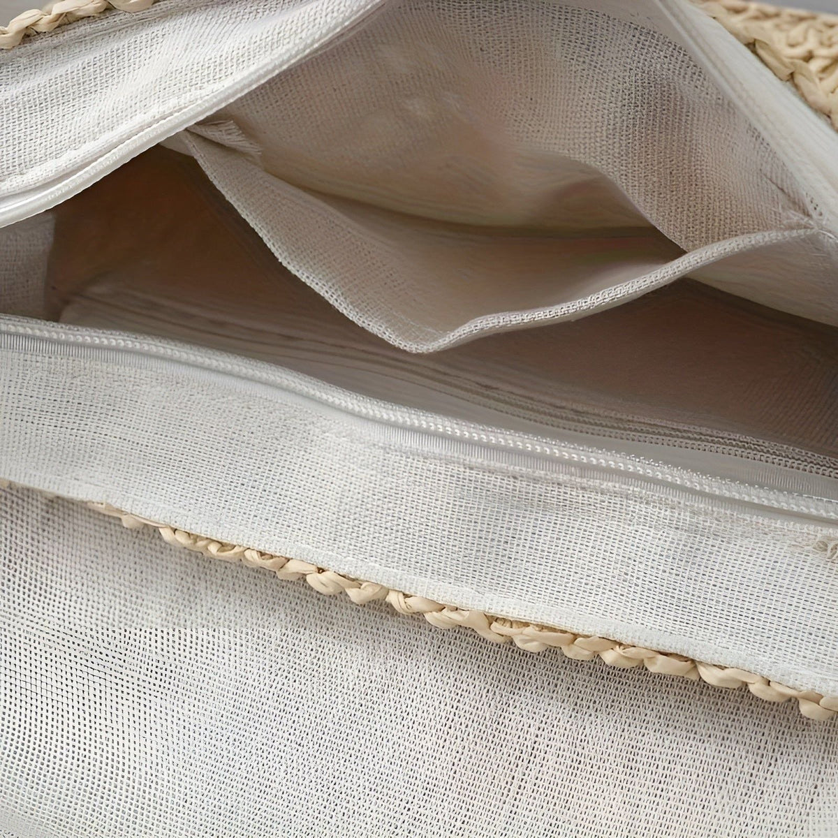 Verstelbare Stro Schoudertas voor Dames - Perfect voor Zomerse Stijl