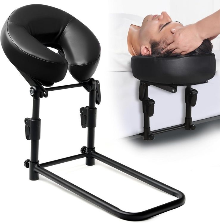 Gezichtssteun voor bedmassage en ontlasting