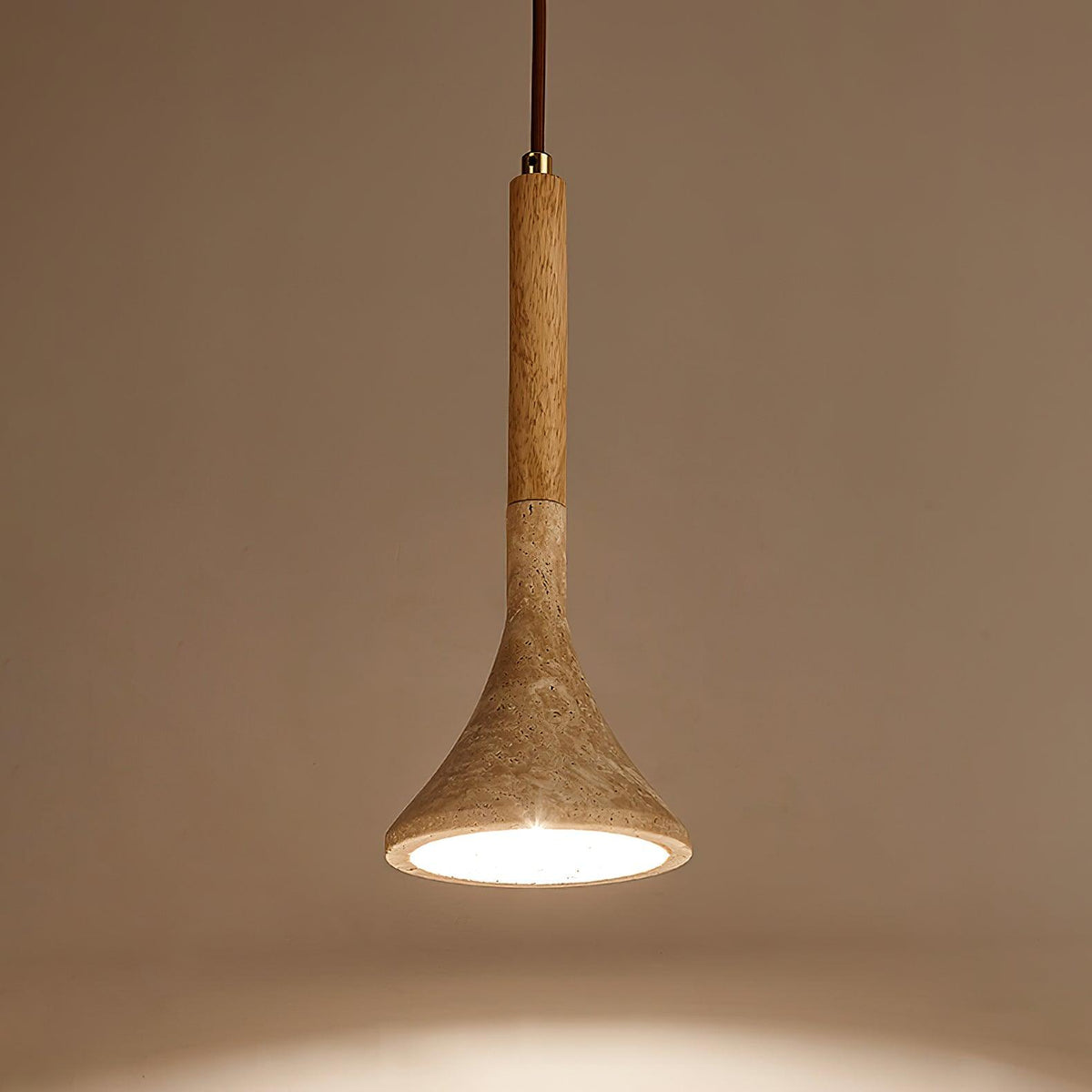 Aplomb Japandi Travertine Hanglamp