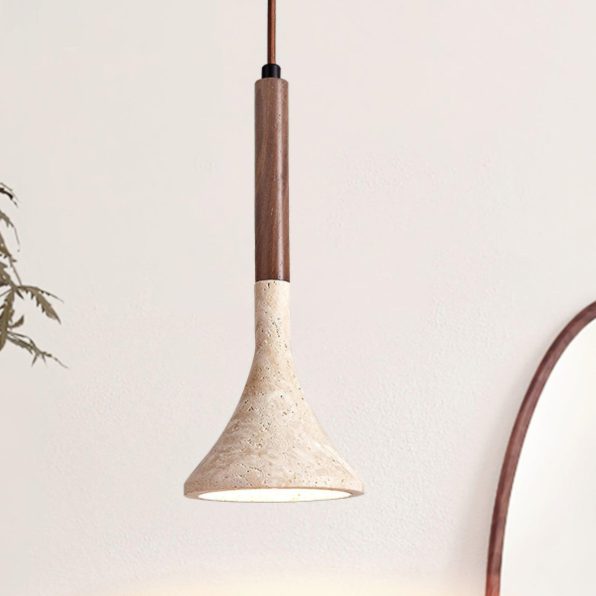 Aplomb Japandi Travertine Hanglamp