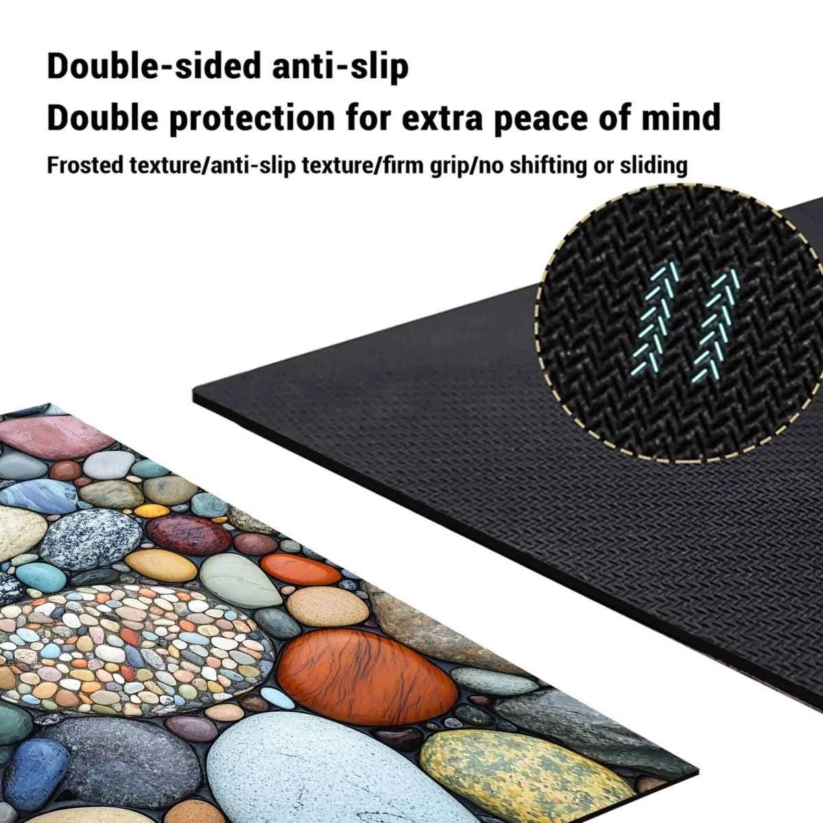 Badmat – Extreem snel drogend, antislip & elegante natuursteenlook
