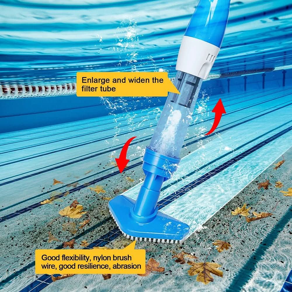 PoolMate™ | Accu Poolreiniger – draadloos, telescopisch & krachtig